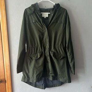 A New Day Olive Green Utility Jacket Size Medium